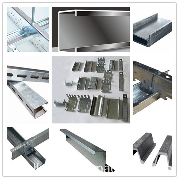 initpin C U channel forming machine